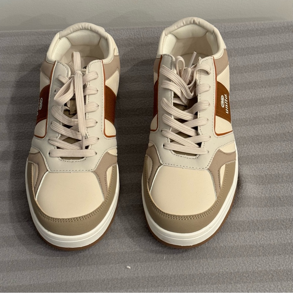 BNWT Ecko Unlimited Beige and Brown Men's Sneakers